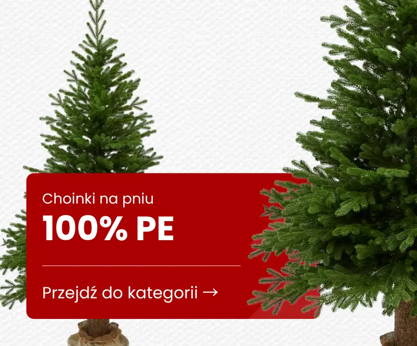 Choinki na pniu