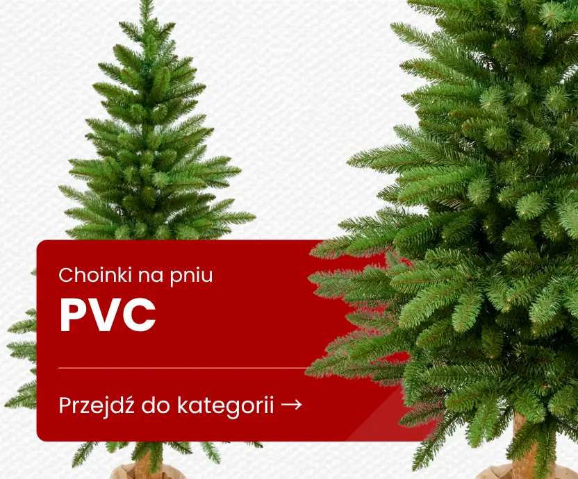 Choinki na pniu PVC
