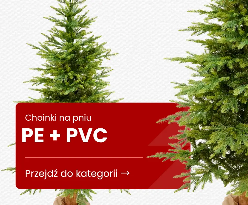 Choinki na pniu PE+PVC